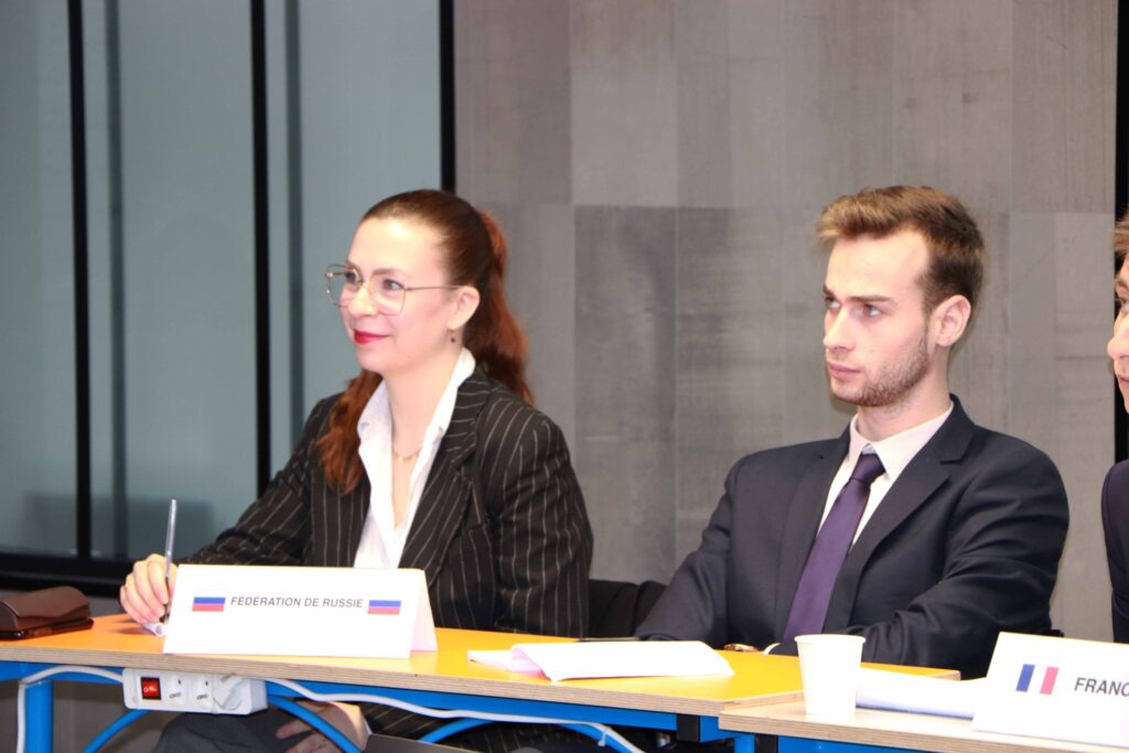 Exercice de simulation de négociation internationale pour les étudiantes et étudiants de 1<sup>re</sup> année