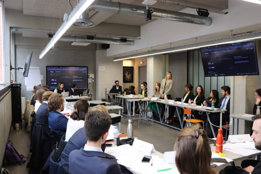 Exercice de simulation de négociation internationale pour les étudiantes et étudiants de 1<sup>re</sup> année